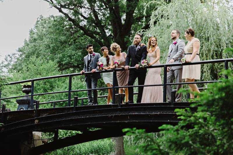 Close Knit Family & Friend DIY Wedding, Bride with Purple Petticoat (29)