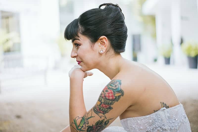 Winter Wedding Inspiration Style with Rockabilly Fashion from Zebra Music and Gold Antler Crowns Shoot-25