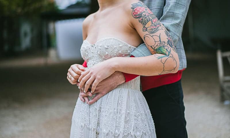Winter Wedding Inspiration Style with Rockabilly Fashion from Zebra Music and Gold Antler Crowns Shoot-28