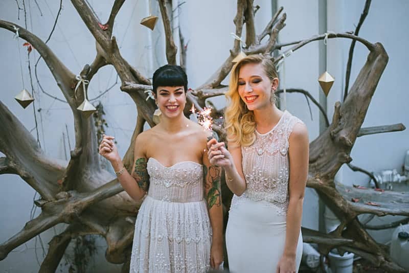 Winter Wedding Inspiration Style with Rockabilly Fashion from Zebra Music and Gold Antler Crowns Shoot-52