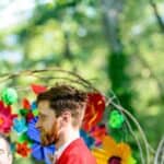 GUMMY BEARS & NERF GUNS! A COLOURFUL HANDMADE WEDDING AT A FOREST RETREAT - A Same Sex Colourful Handmade Wedding At A Forest Retreat In Massachusetts