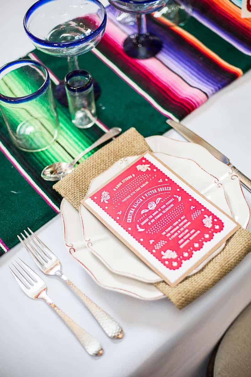 How to style a mexican themed table wedding inspiration 15