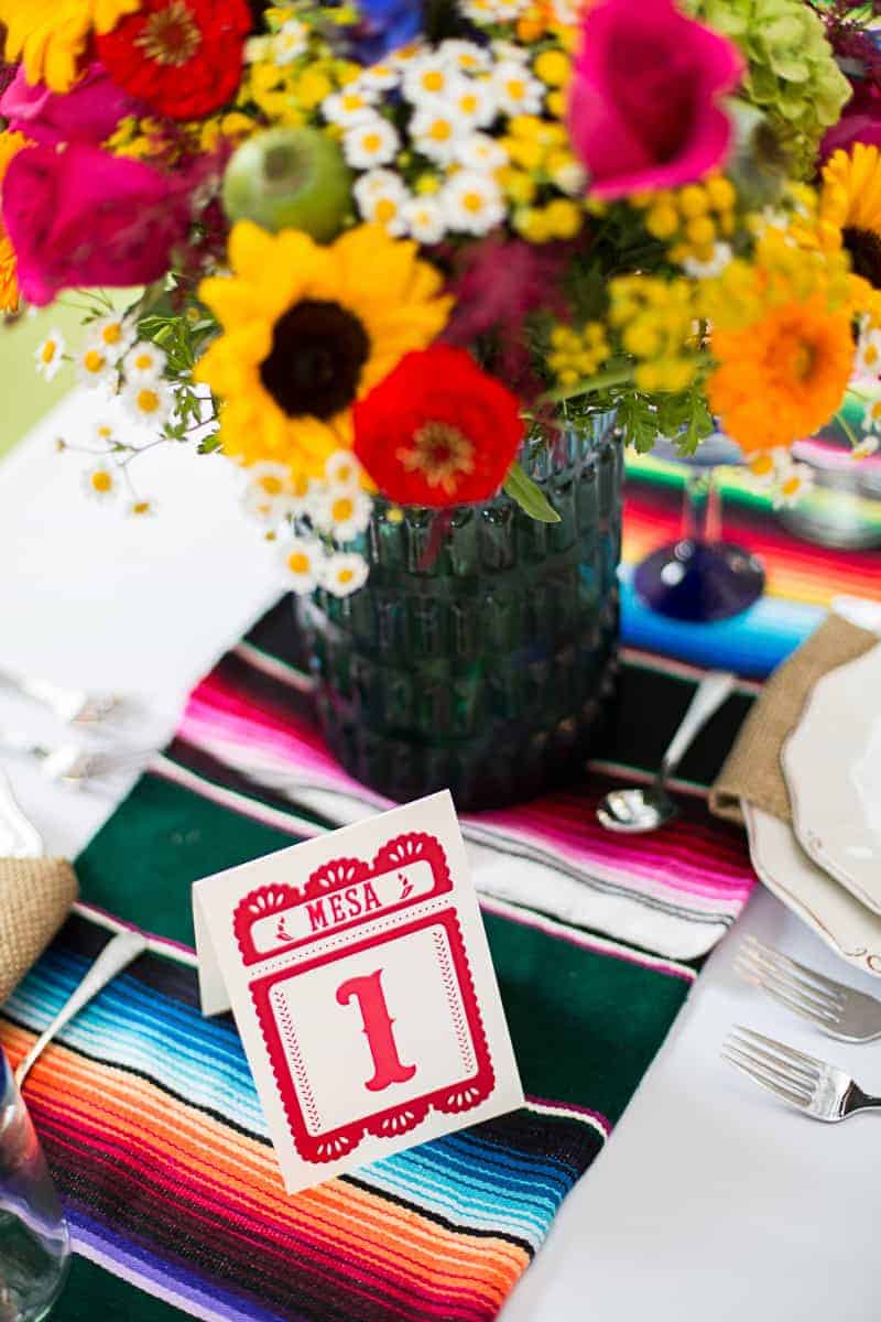How to style a mexican themed table wedding inspiration 20