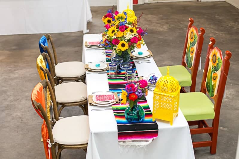 How to style a mexican themed table wedding inspiration 3