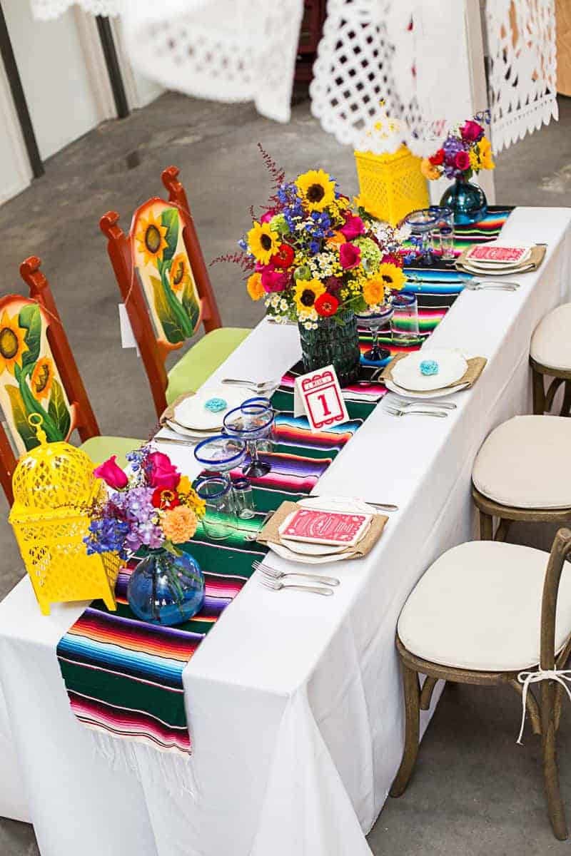 How to style a mexican themed table wedding inspiration 5