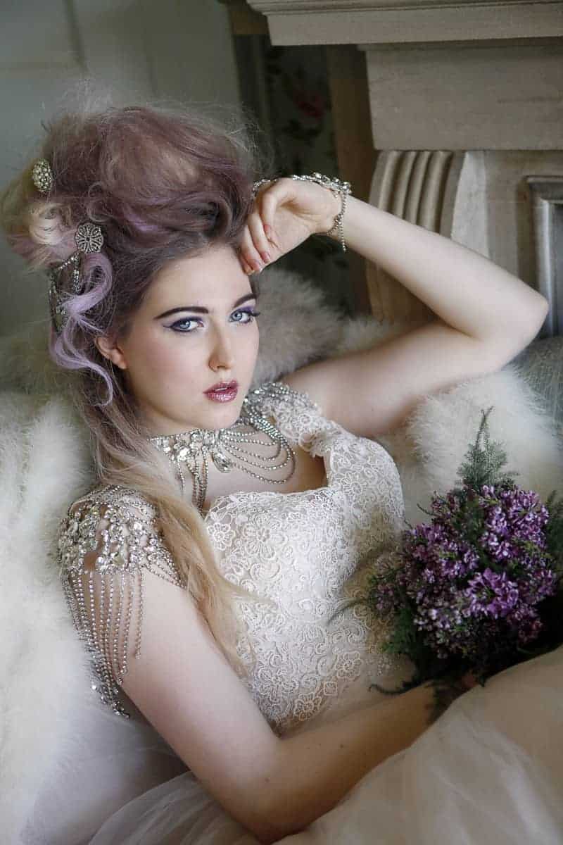 Marie Antoinette Styled shoot with a Punk Twist