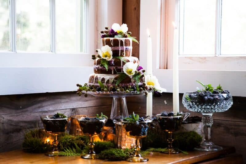 Nature Inspired Wedding Cake