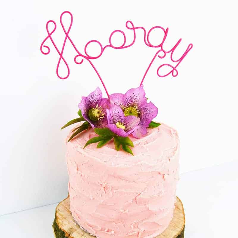 Hooray wire letters available at The Letter Loft