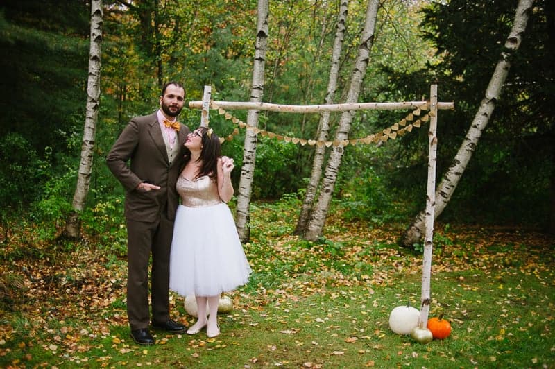 A FUN & QUIRKY FALL VEGAN WEDDING WITH A TACO TRUCK AND PUMPKIN DECORATIONS! (2)