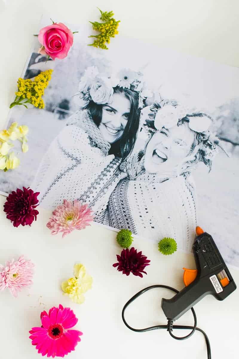 DIY 3D fleur Photographie Art Tutoriel photo décoration de mariage fleurs fraîches pour tout le monde-1