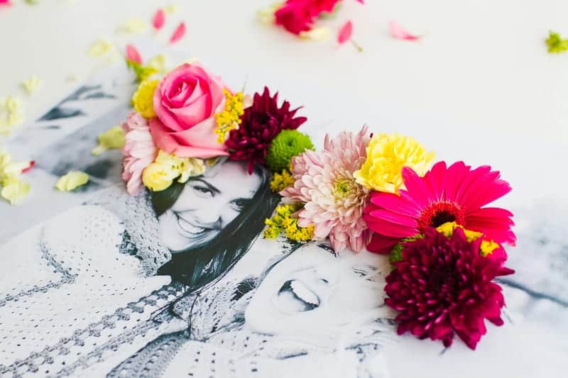 DIY 3D flower Photography Art Photo tutorial wedding decor fresh flowers for everyone-5
