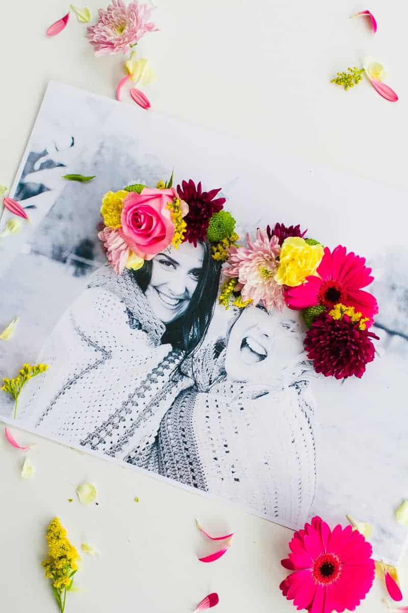 DIY 3D flower Photography Art Photo tutorial wedding decor fresh flowers for everyone-8