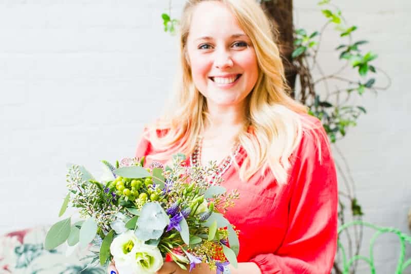 Etsy Wedding Flower Workshop Harriet Parry Floral Posie Bespoke Bride Bourne and Hollingsworth-2