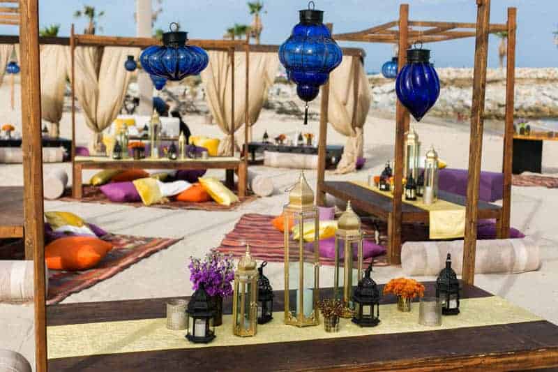How to create a Moroccan-style party on the beach! (9)