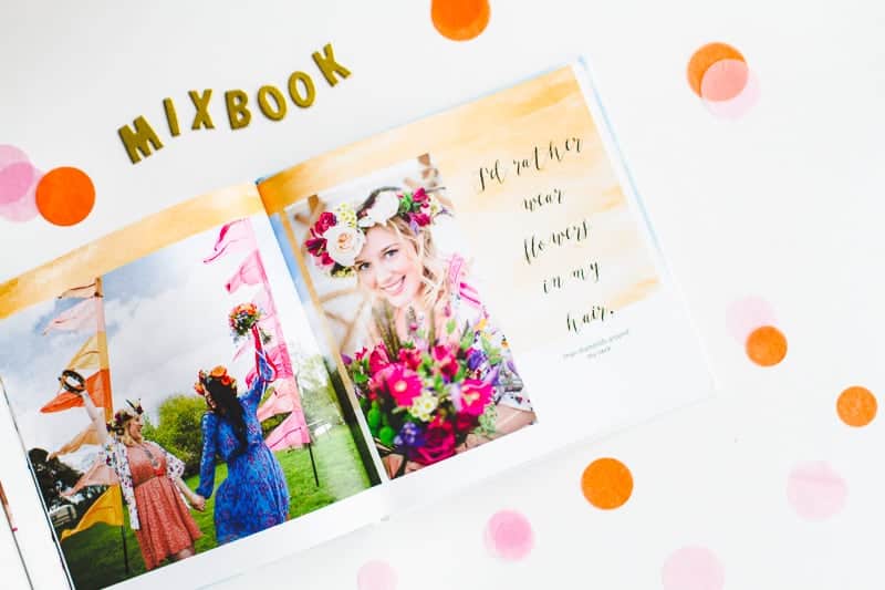 Mixbook Wedding Album printing photo book theme watercolour-2