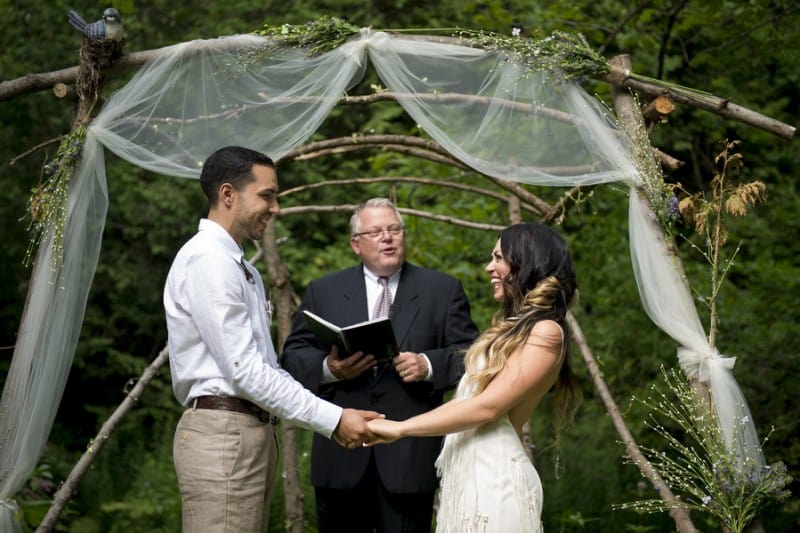 THIS FREE SPIRITED TRAVEL BLOGGER'S BOHEMIAN FOREST WEDDING IS A DREAM COME TRUE! (16)