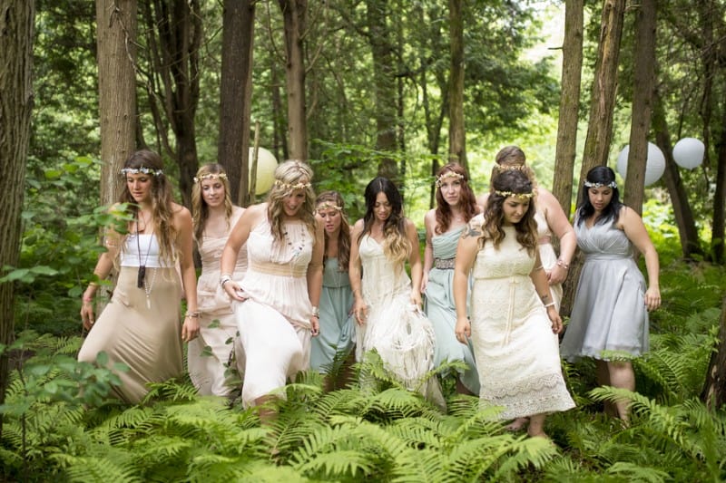 THIS FREE SPIRITED TRAVEL BLOGGER'S BOHEMIAN FOREST WEDDING IS A DREAM COME TRUE! (23)