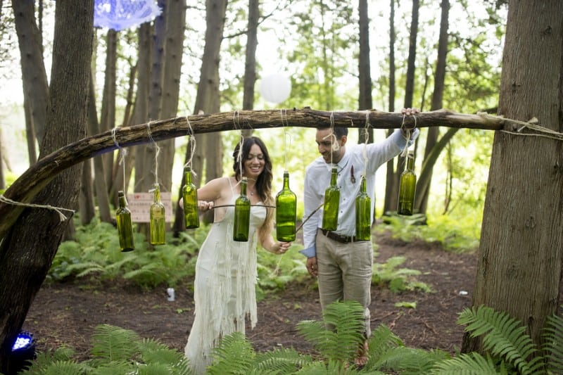 THIS FREE SPIRITED TRAVEL BLOGGER'S BOHEMIAN FOREST WEDDING IS A DREAM COME TRUE! (32)