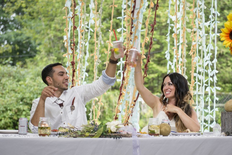 THIS FREE SPIRITED TRAVEL BLOGGER'S BOHEMIAN FOREST WEDDING IS A DREAM COME TRUE! (36)