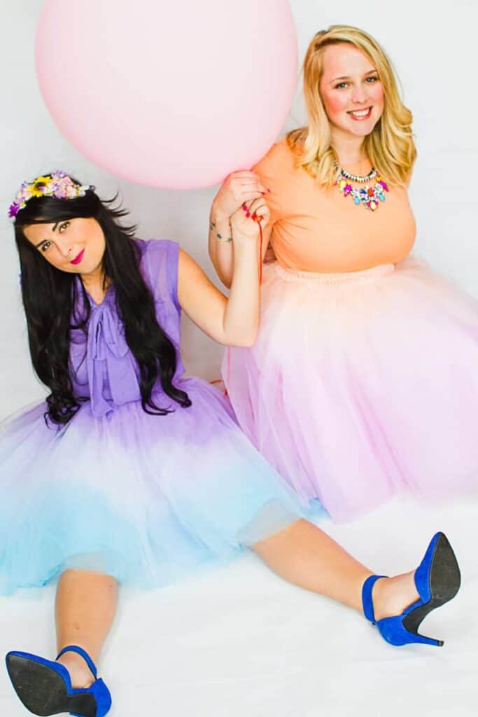 Our DIY Corner: Learn How To Make These Two Tone OMBRE TULLE SKIRTS!