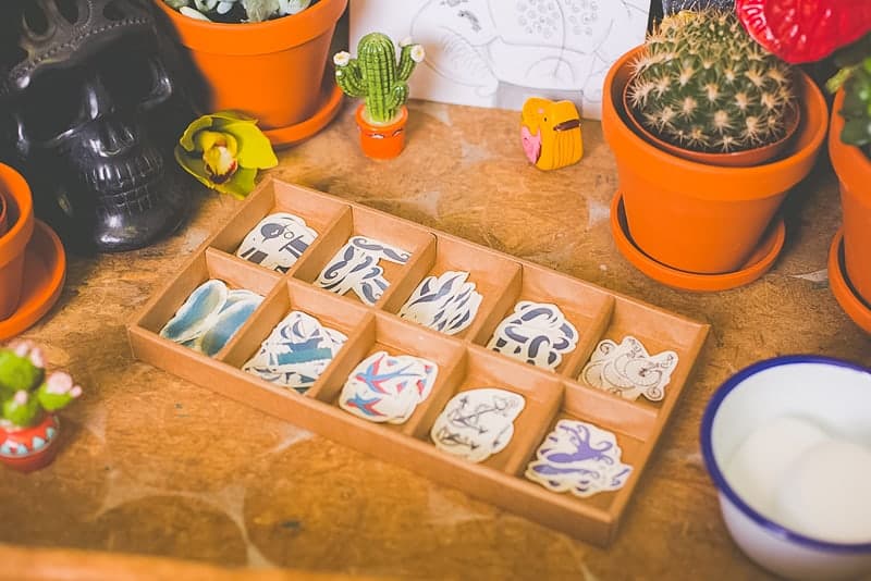 DIY temporary tattoo station with Doris Love Mexican Styling-3