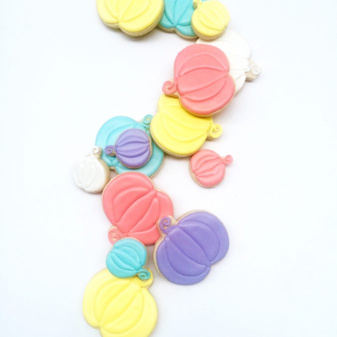 Pastel pumpkin cookie recipe DIY Halloween 4