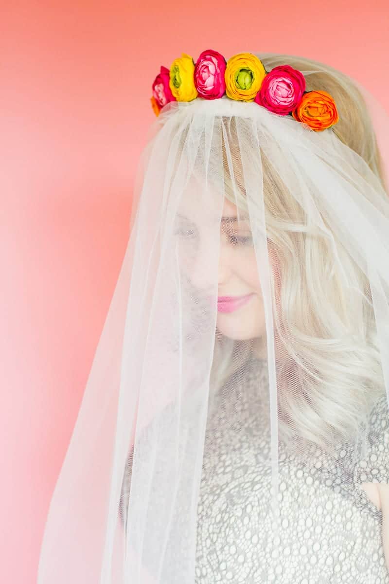 Styling wedding veils with floral flower crowns giant bows and boho headpieces for the modern bride britten weddings-19