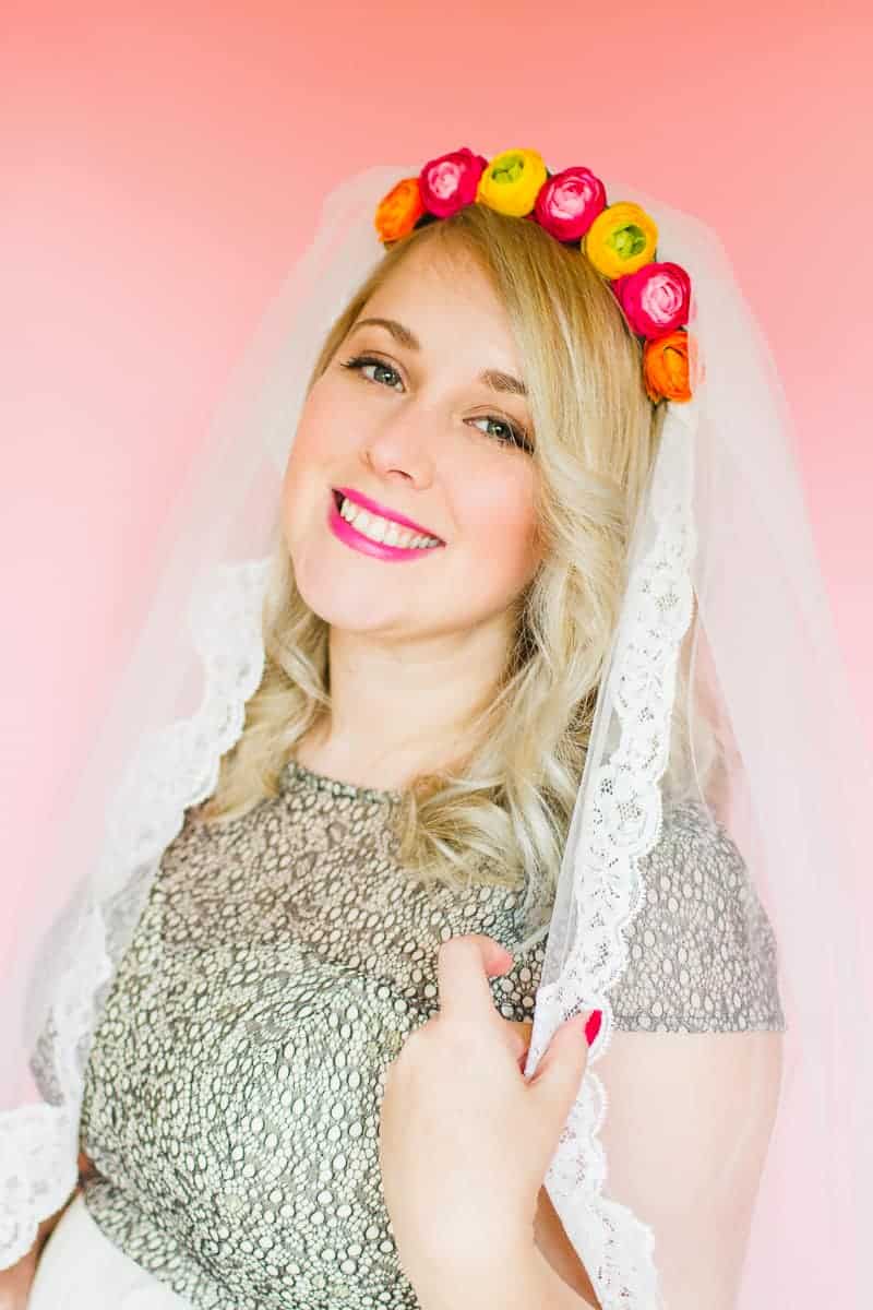 Styling wedding veils with floral flower crowns giant bows and boho headpieces for the modern bride britten weddings-5