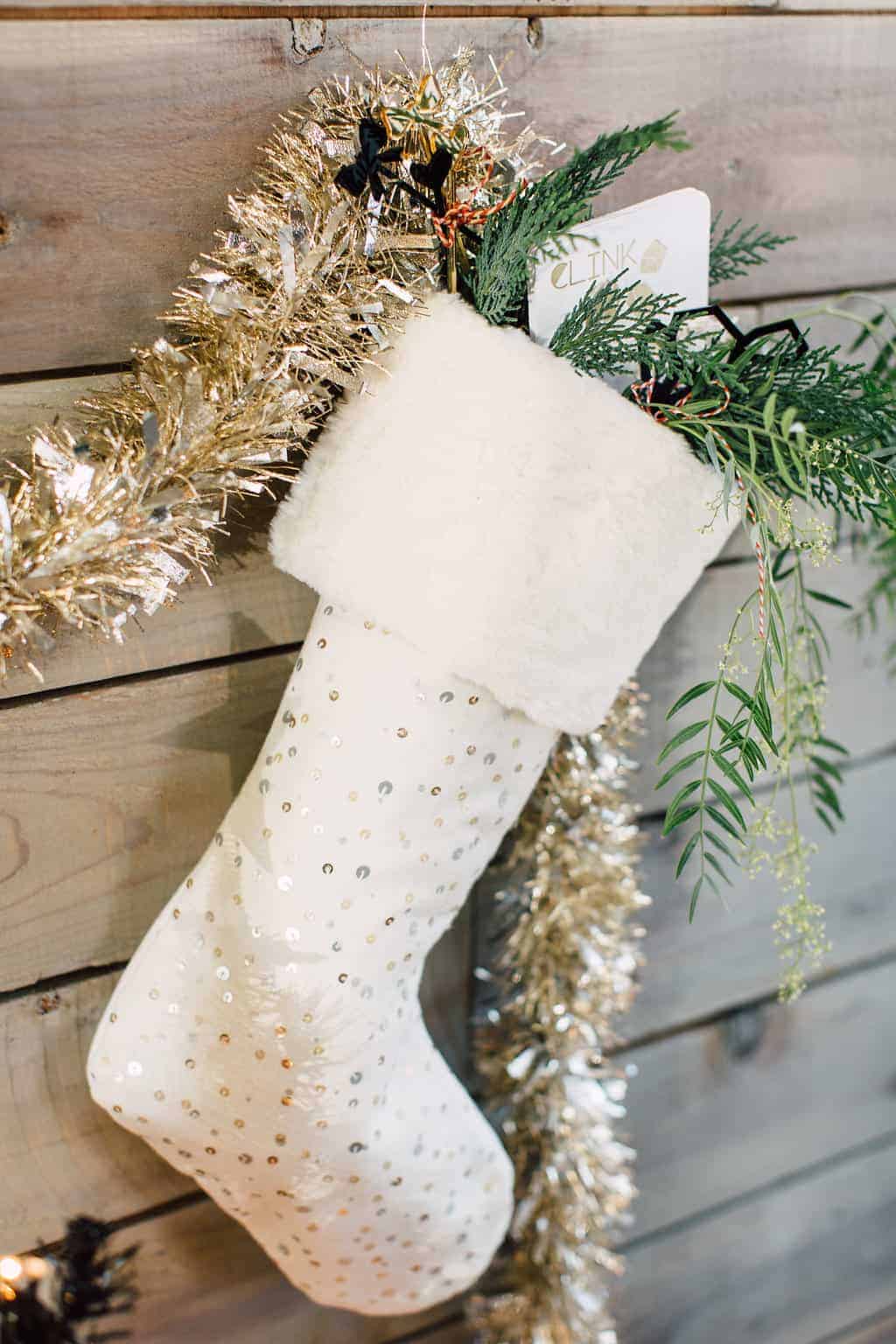 the roc shop holiday inspiration. how to hang a stocking when you dont have a fireplace + fun stocking fillers for him & her (2)