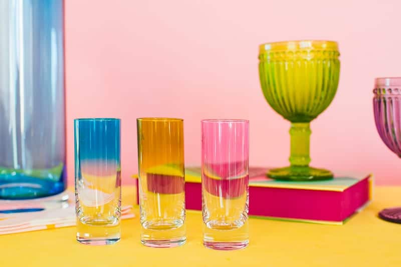 Prezola Cocktail Colourful Wedding Gift List Shot glass mixer drinks fun_-2