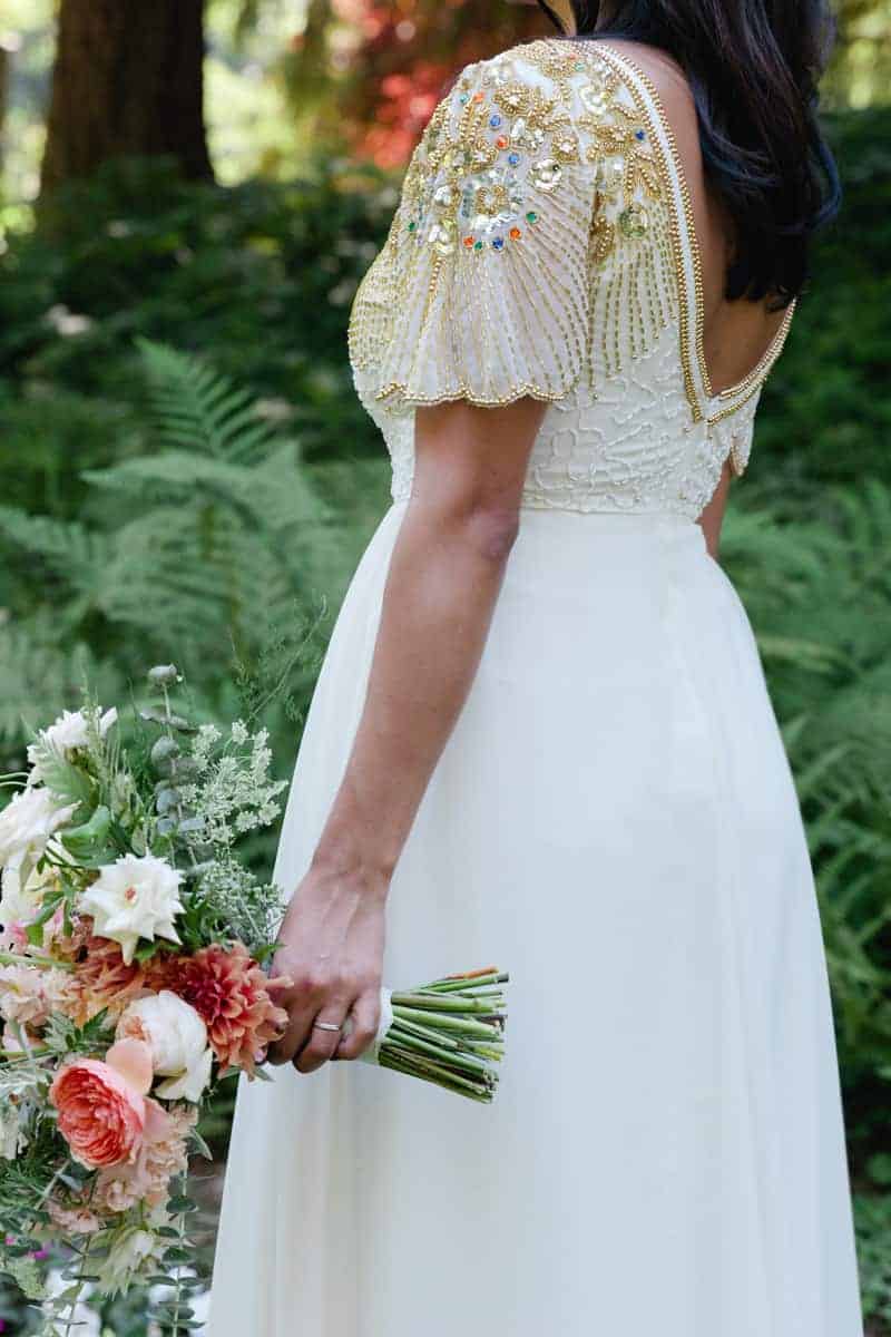 A WHIMSICAL OUTDOOR WEDDING IN PORTLAND FEATUIRNG CATS COLOURS & POLKA DOTS (27)