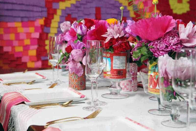 CREATIVE AND COLOURFUL STYLED WEDDING WITH PAPER FLOWERS AND PAPER BACKDROP (4)