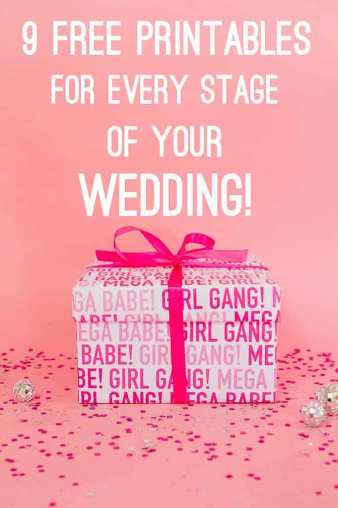 9 FREE PRINTABLES FOR YOUR WEDDING | Bespoke-Bride: Wedding Blog