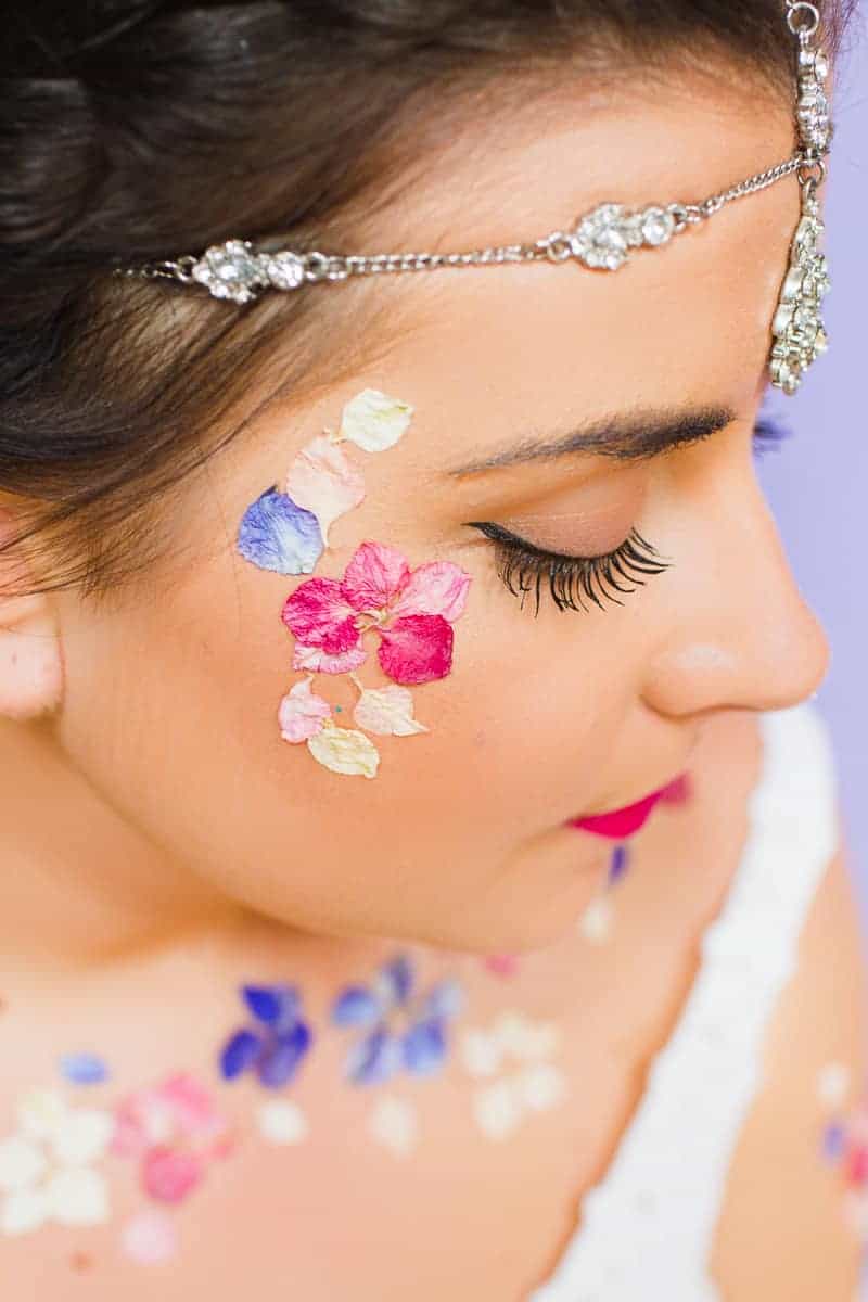Flower Tattoos Temporary Festival Wedding Inspiration Ideas How to DIY confetti shropshire petals glastonbury style-7