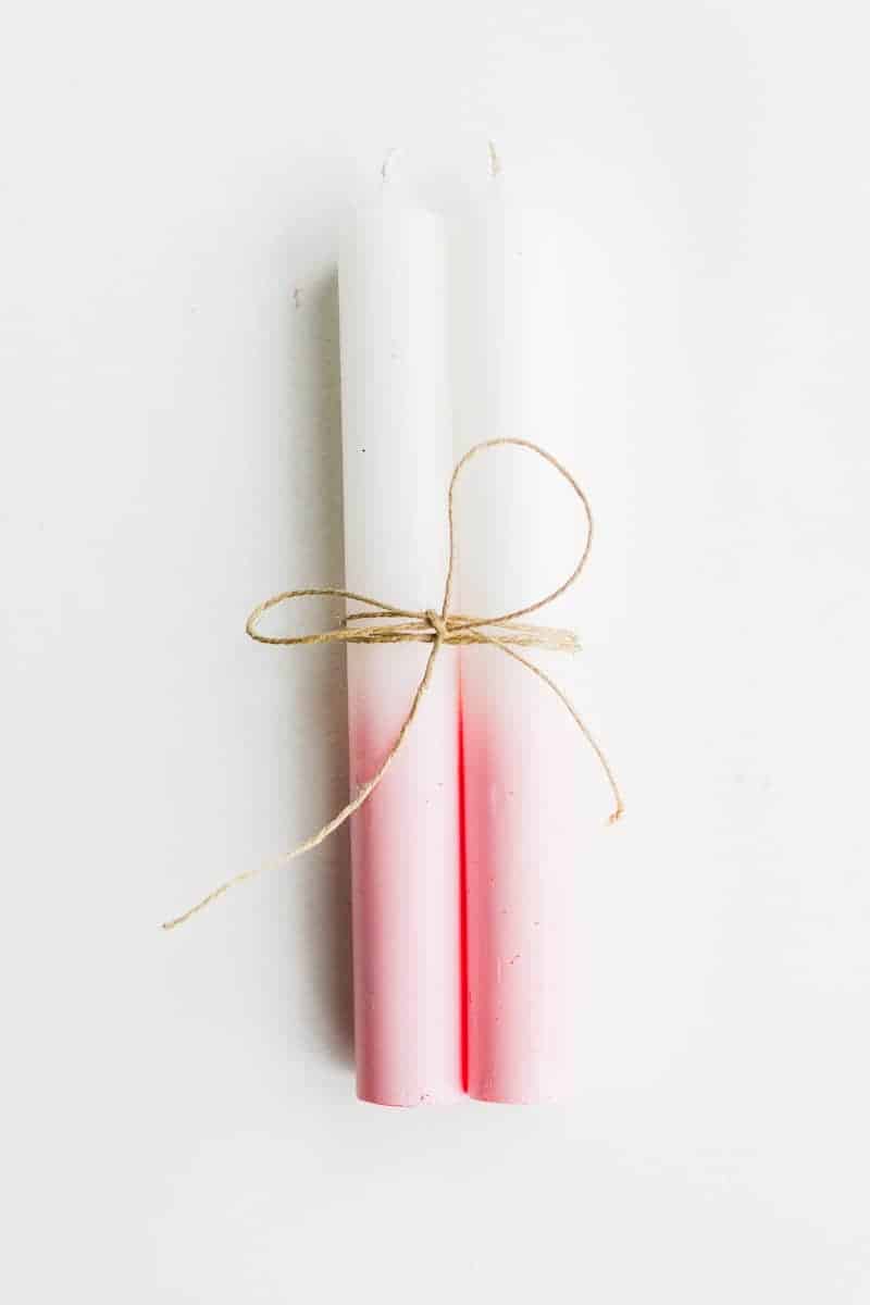 Ombre Candle DIY Wedding Favours Unique Cheap Easy DIY make your own pink gifts-6
