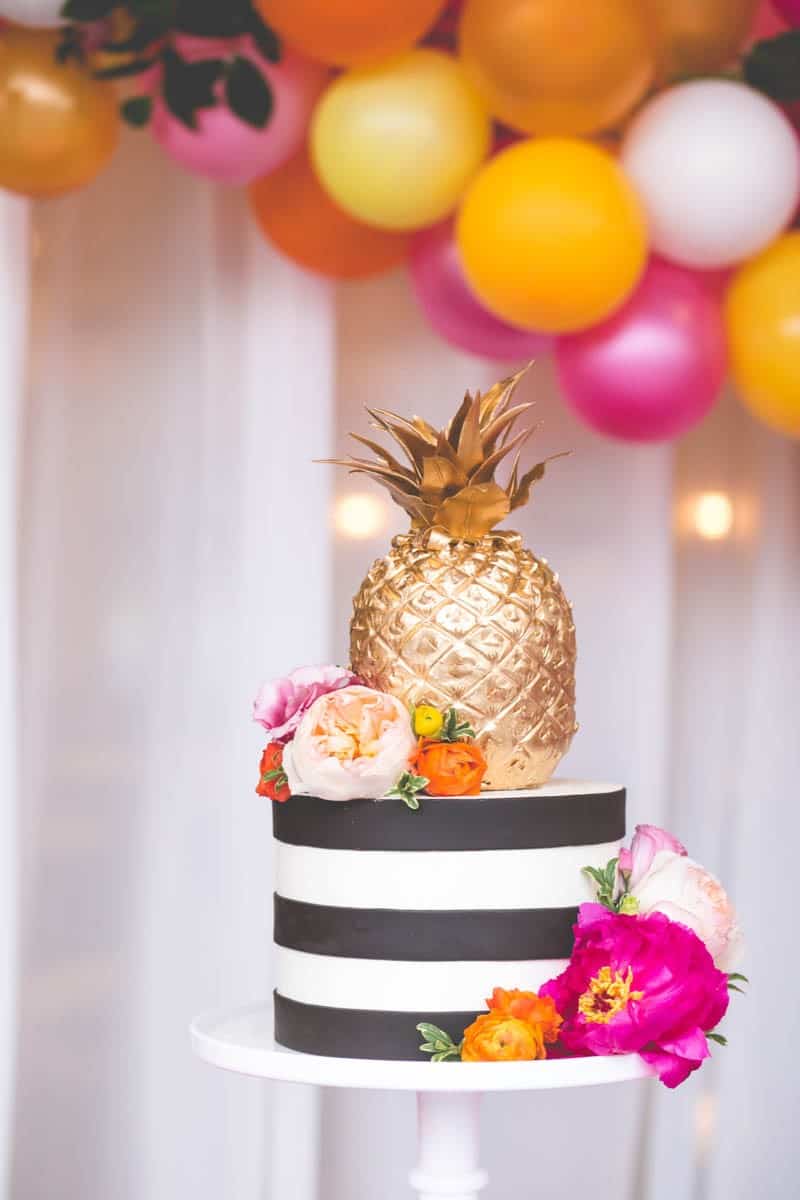 TROPICAL INSPIRED ENGAGEMENT BRIDAL SHOWER IDEAS (16)