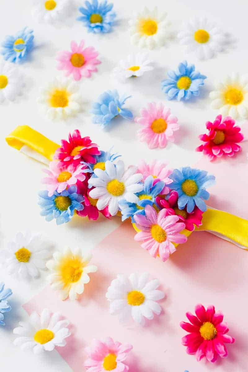 Floral Flower Bow Tie DIY Tutorial Summer Spring Wedding Groomswear Fashion Daisy-6