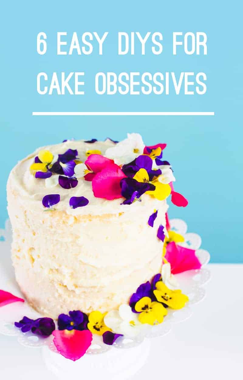 6 Easy Cake tutorials decorating DIYs cake toppers