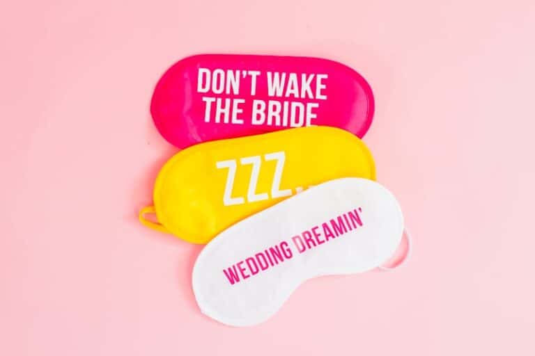 DIY SLEEP EYE MASKS FOR BRIDES OR BRIDESMAIDS BespokeBride Wedding Blog