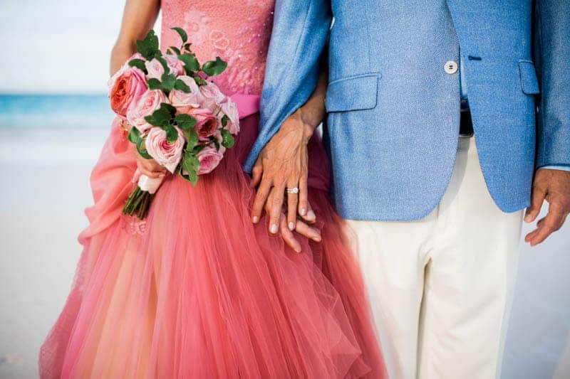 REAL LIFE CINDERELLA FAIRY TALE WEDDING IN THE BAHAMAS WITH A PINK VERA WANG DRESS (10)