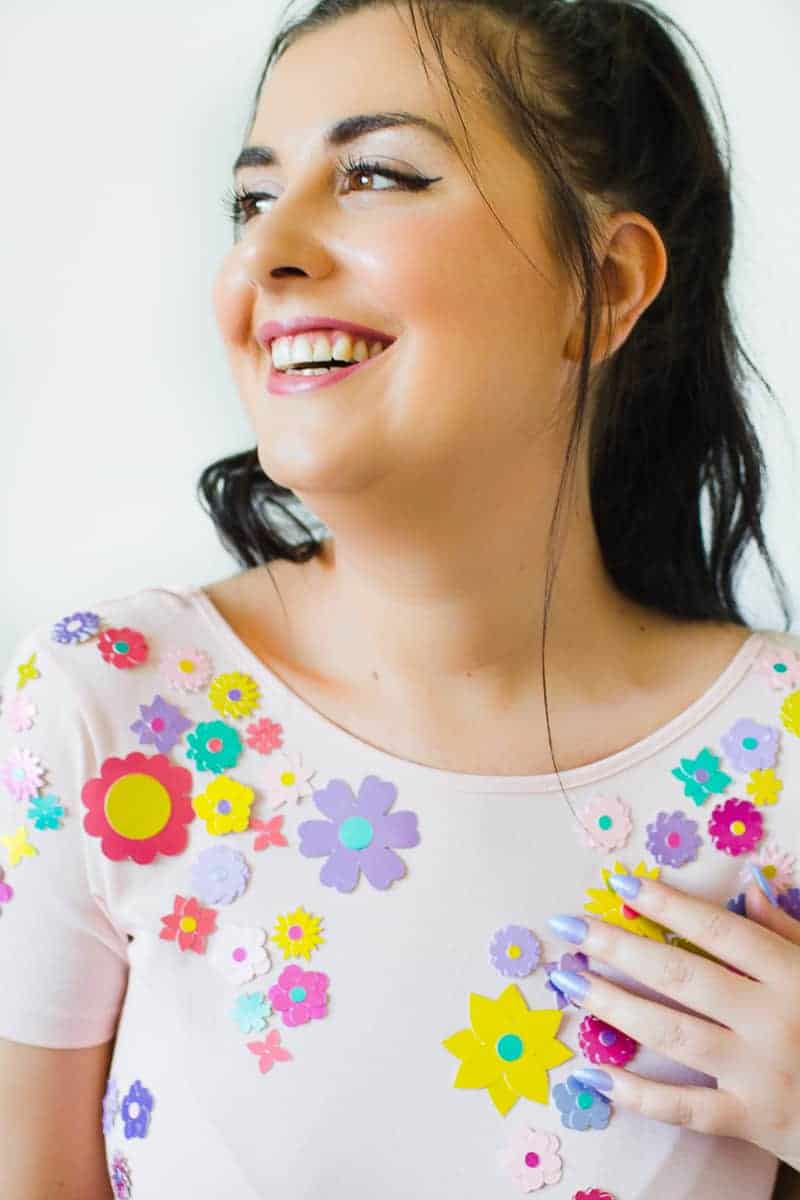 diy-embellished-dress-make-your-own-wedding-bridesmaid-dress-cricut-brooch-jewels-floral-flower-summer-fashioin-tutorial-12