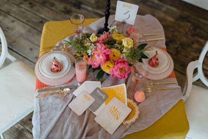 fun-colourful-yellow-coral-peach-wedding-and-bridal-shower-ideas-24