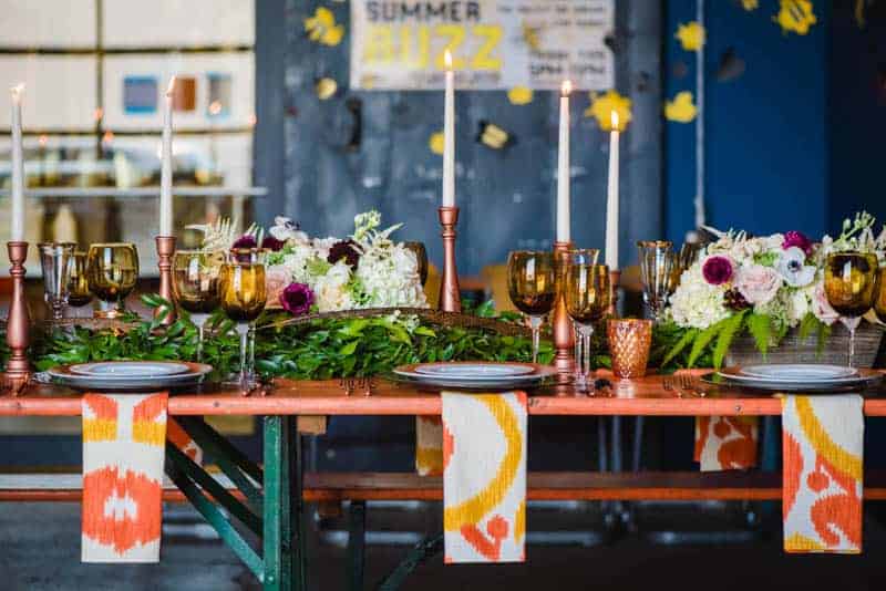 bee-themed-wedding-ideas-in-a-brewery-5