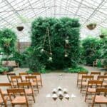 16 IMAGES TO INSPIRE YOUR GREENHOUSE WEDDING - Geometric Greenhouse Wedding Inspiration