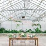 16 IMAGES TO INSPIRE YOUR GREENHOUSE WEDDING - Geometric Copper Greenhouse Wedding