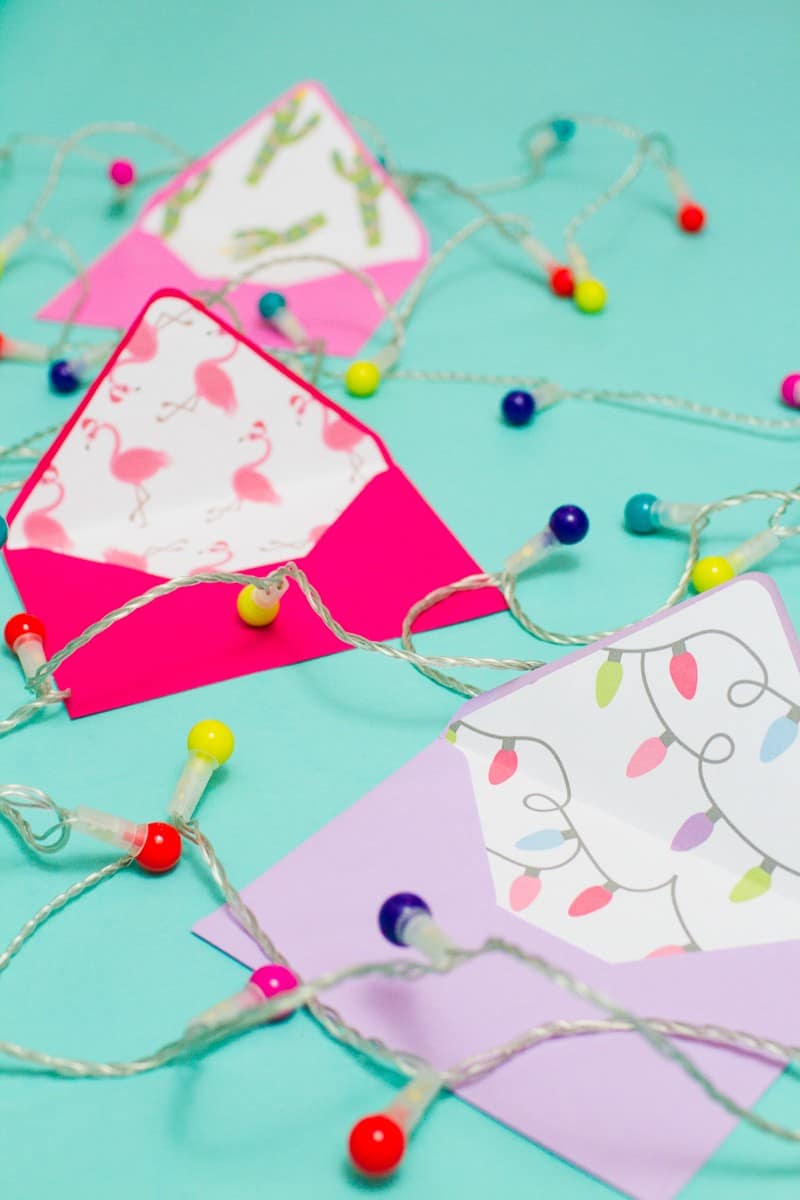 christmas-envelope-liners-free-printable-download-festive-flamingo-cactus-lights-pink-fun-8
