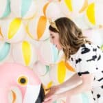 45 CREATIVE DIY BACKDROP IDEAS FOR YOUR WEDDING OR PARTY - Creative Diy Wedding Party Backdrops Beach Ball Backdrop