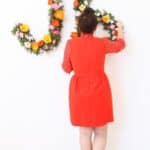 45 CREATIVE DIY BACKDROP IDEAS FOR YOUR WEDDING OR PARTY - Creative Diy Wedding Party Backdrops Giant Floral Typography Wall Art