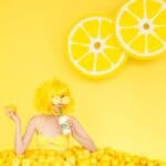 45 CREATIVE DIY BACKDROP IDEAS FOR YOUR WEDDING OR PARTY - Creative Diy Wedding Party Backdrops Lemon Slice Backdrop