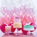 45 CREATIVE DIY BACKDROP IDEAS FOR YOUR WEDDING OR PARTY - Creative Diy Wedding Party Backdrops Ombre Balloon Backdrop